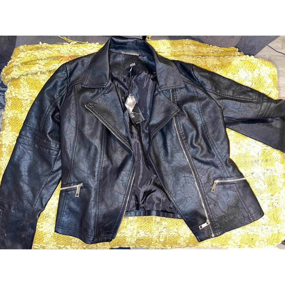 Ana faux leather jacket brand new with tags